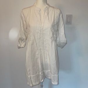 CP Shades White Tunic Dress women Size XS Cotton
